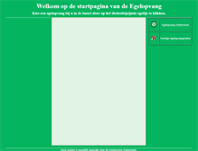 Tablet Screenshot of egelopvang.nl